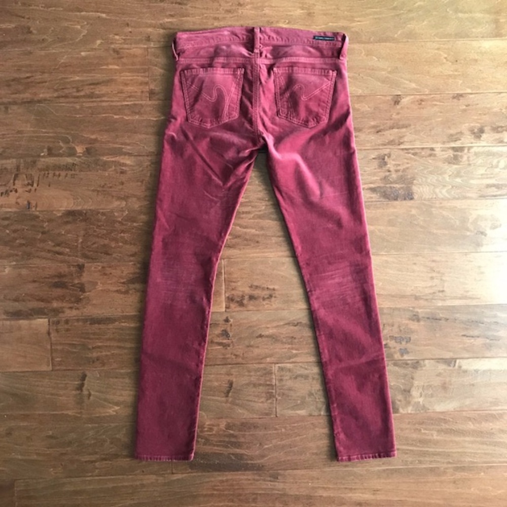 Citizens Of Humanity Red Skinny Pants - Picture 4 of 6